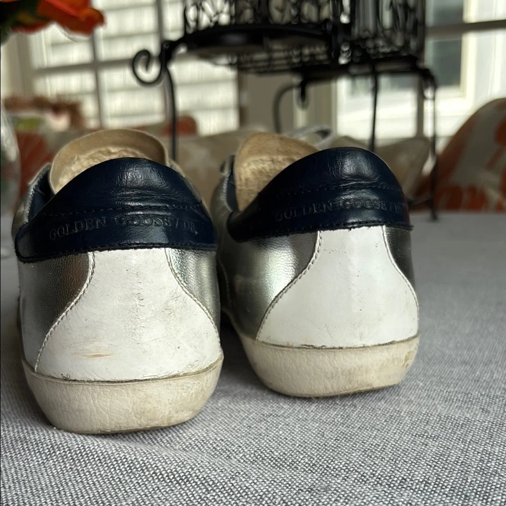 Golden Goose Silver Sneakers - Picture 2 of 10